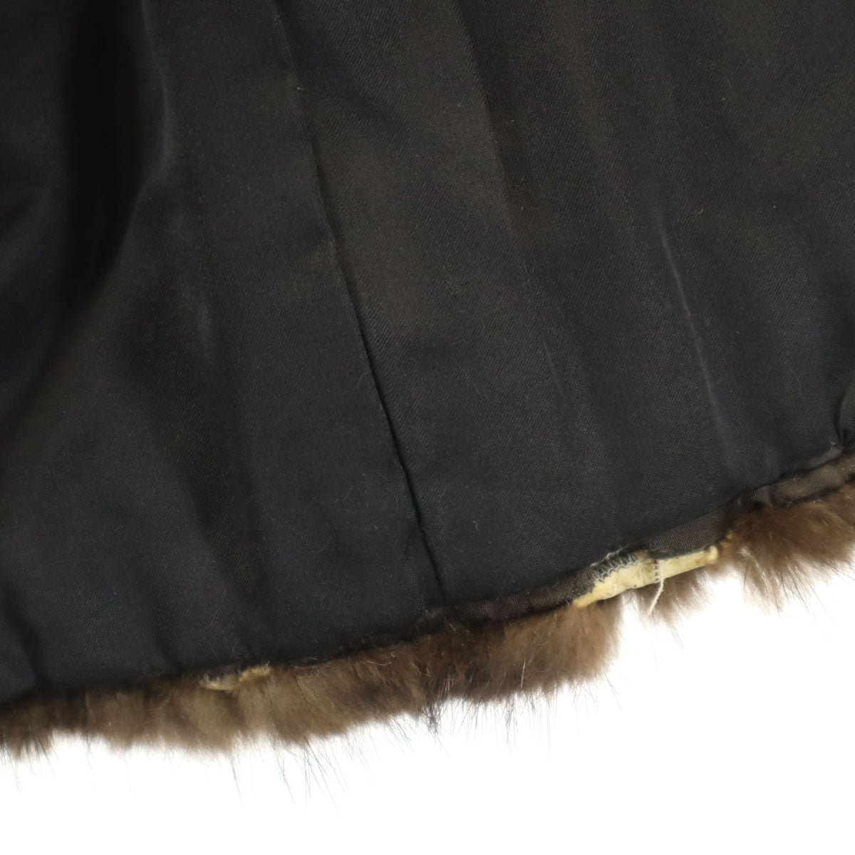 ファー ジャケット ブラウン系 レディース