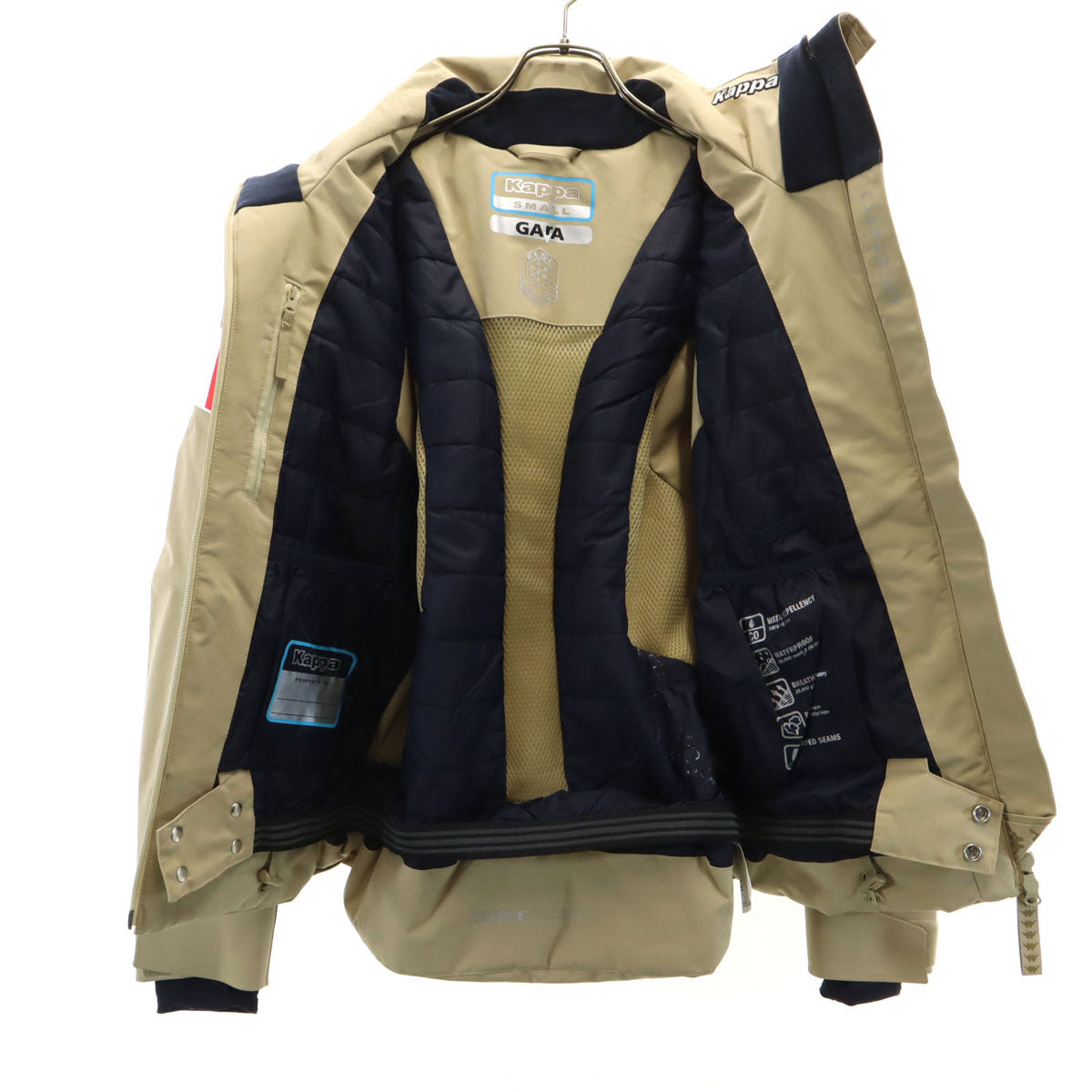 Kappa カッパ スノーボード 中綿ジャケット S ベージュ系 メンズ