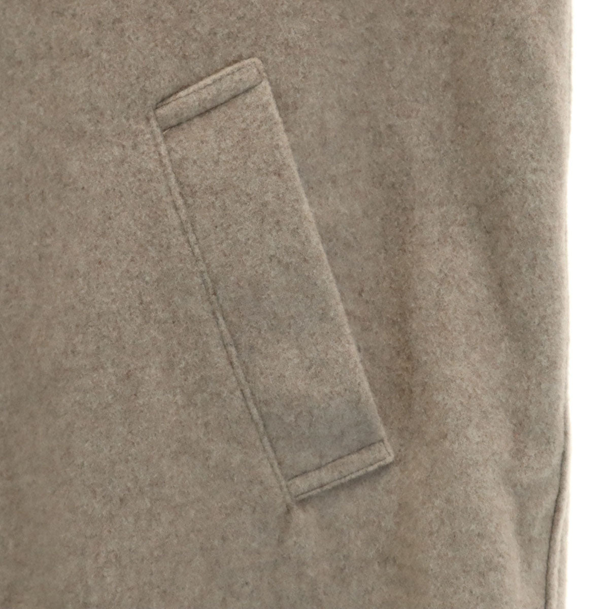 URBAN RESEARCH DOORS アーバンリサーチドアーズ ウール100% ステンカラー コート S グレージュ レディース