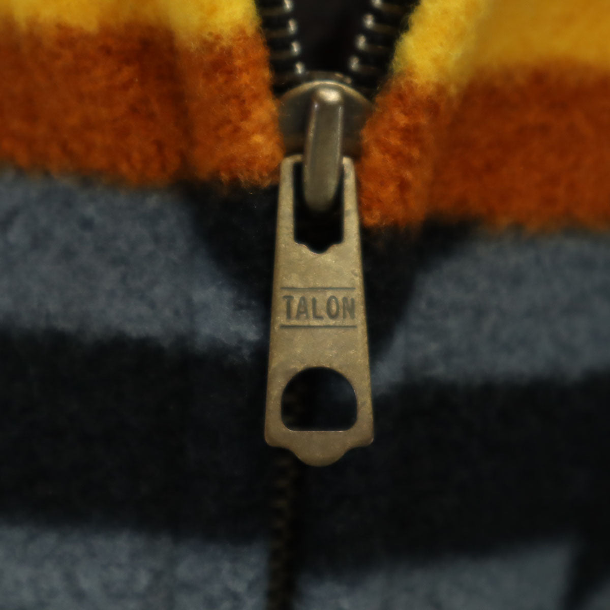 Levi's リーバイス 90s オールド ネイティブ インディアン柄 フリースジャケット M グレー系 タロンジップ 中綿 メンズ