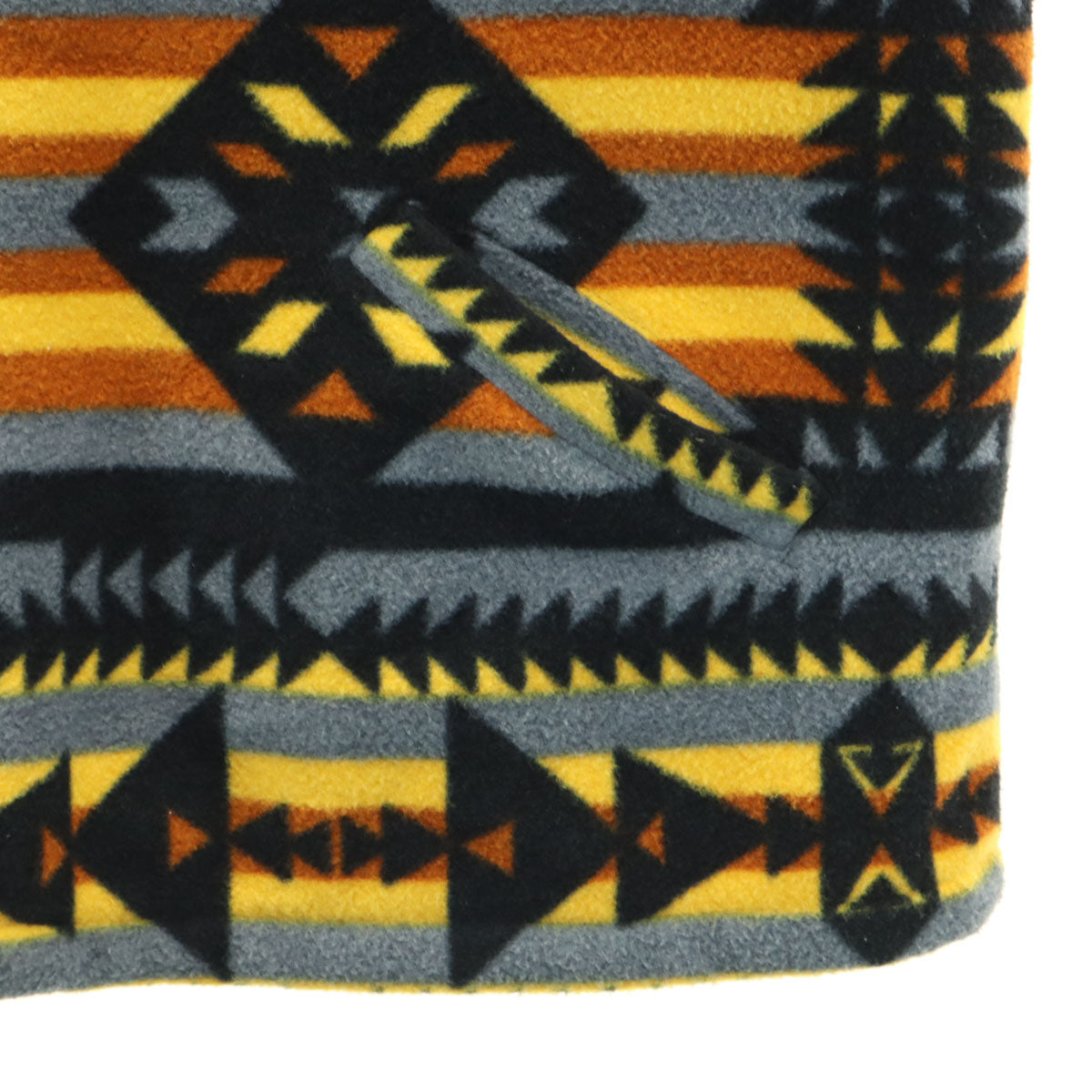 Levi's リーバイス 90s オールド ネイティブ インディアン柄 フリースジャケット M グレー系 タロンジップ 中綿 メンズ