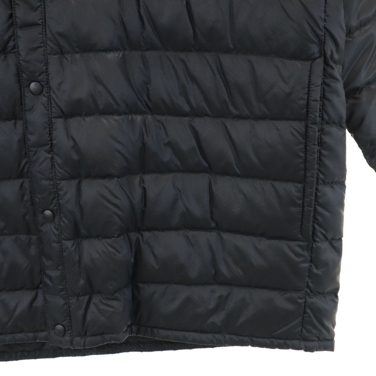 未使用 mont-bell モンベル スペリオ ラウンドネック ダウンジャケット L チャコールブラック アウトドア 収納袋付き メンズ