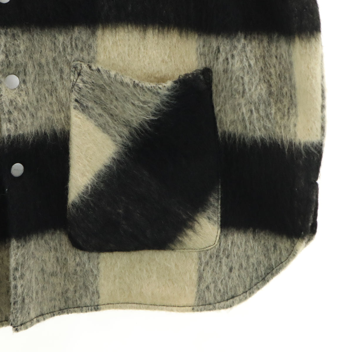 Danke Schon ダンケシェーン チェック柄 オーバーサイズ シャツジャケット F ベージュ レディース