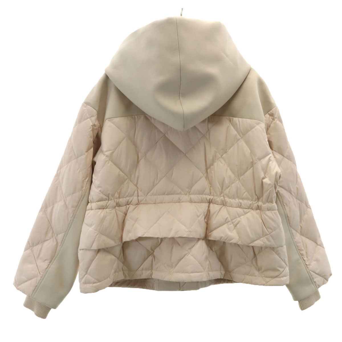 Diagram ダイアグラム フーディ ダウンジャケット 36 ベージュ レディース