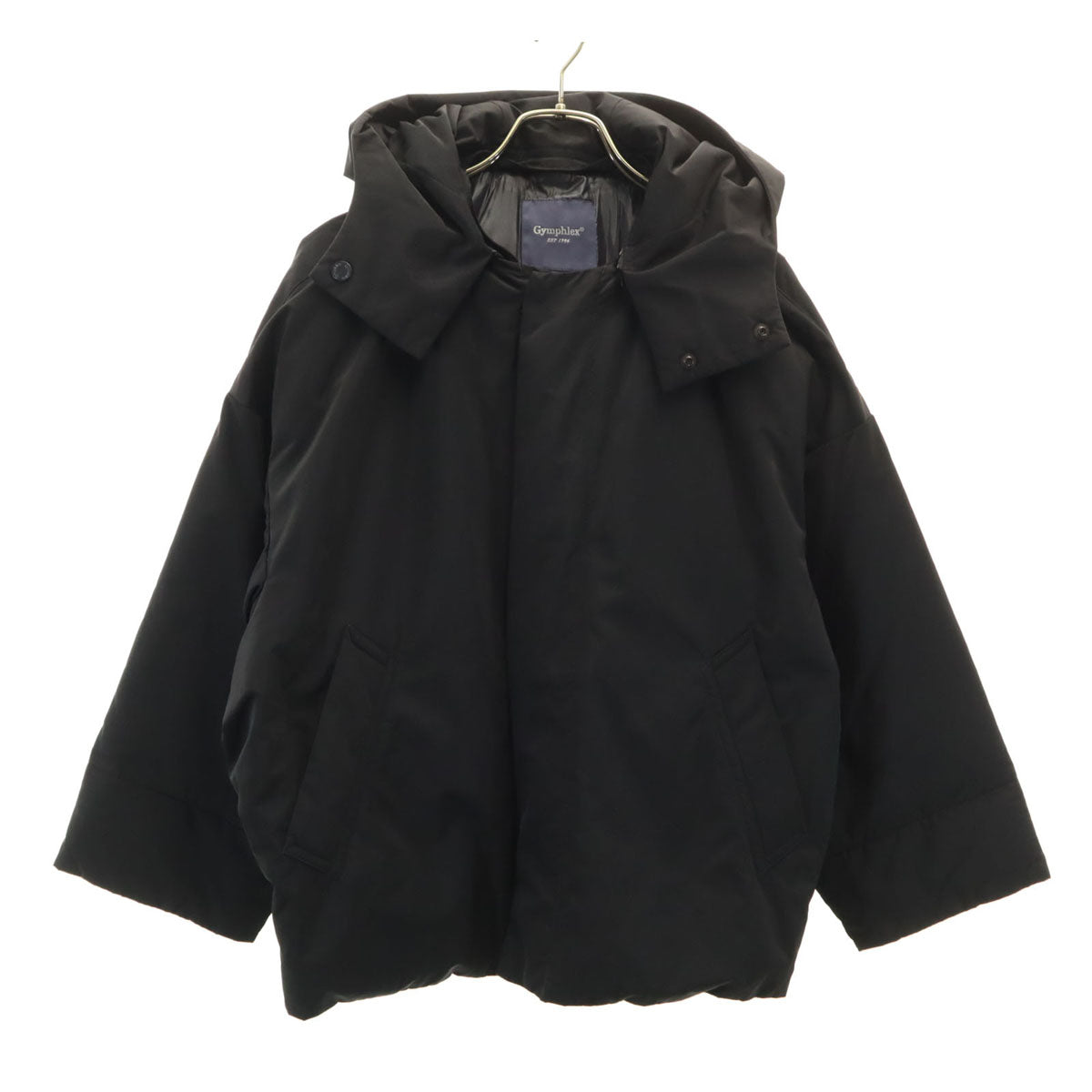 GYMPHLEX ジムフレックス フーディ ダウンジャケット 14 ブラック レディース