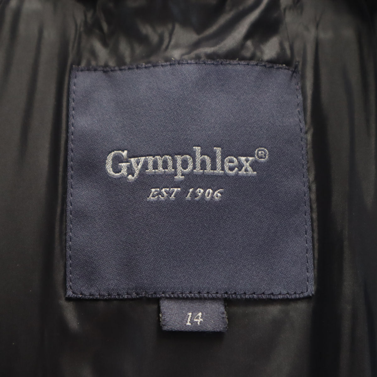 GYMPHLEX ジムフレックス フーディ ダウンジャケット 14 ブラック レディース