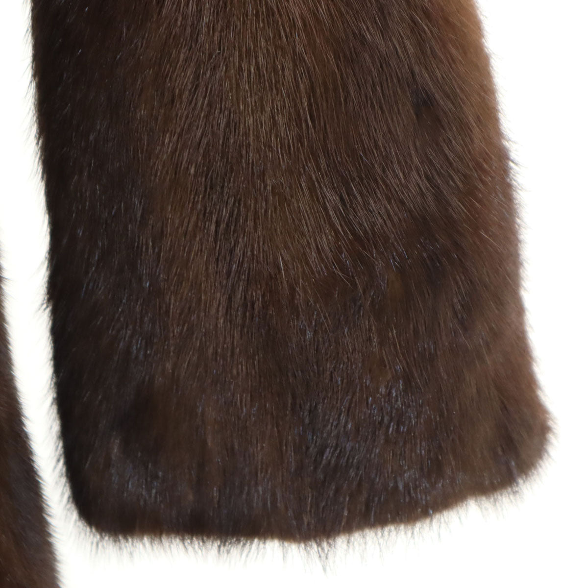 SAGA MINK サガミンク 毛皮コート 9 ブラウン レディース