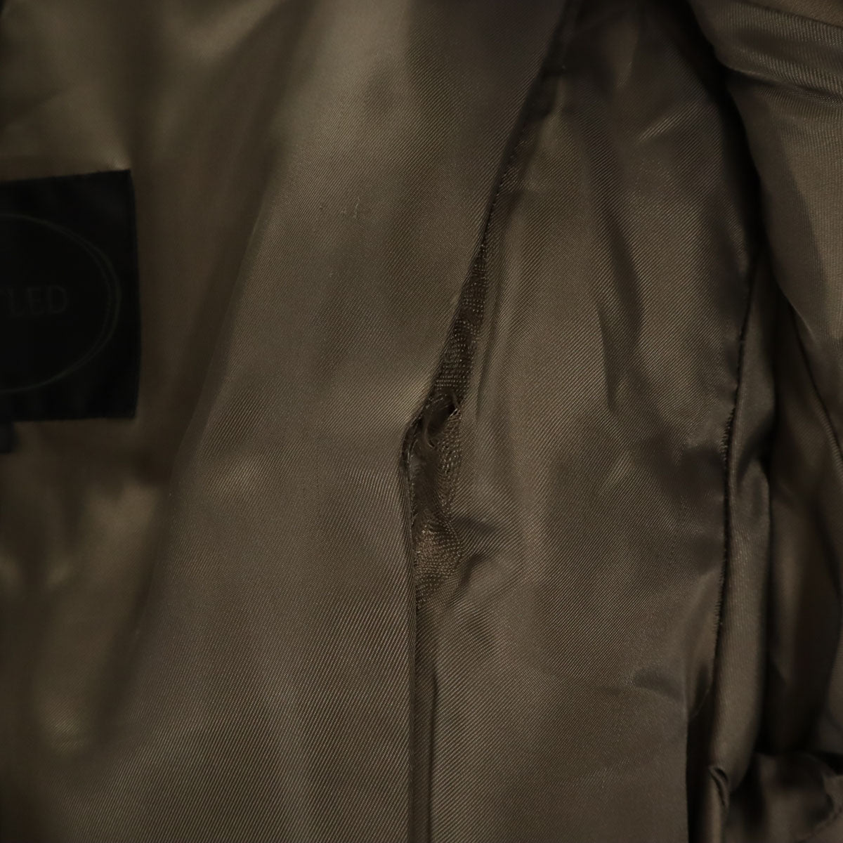 UNTITLED アンタイトル ダウンコート 1 オリーブ レディース