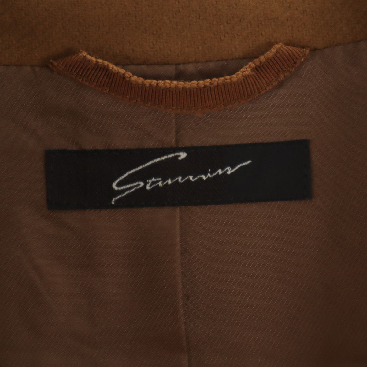 美品 STUNNING LURE スタニングルアー ウールコート 0 ブラウン系 レディース