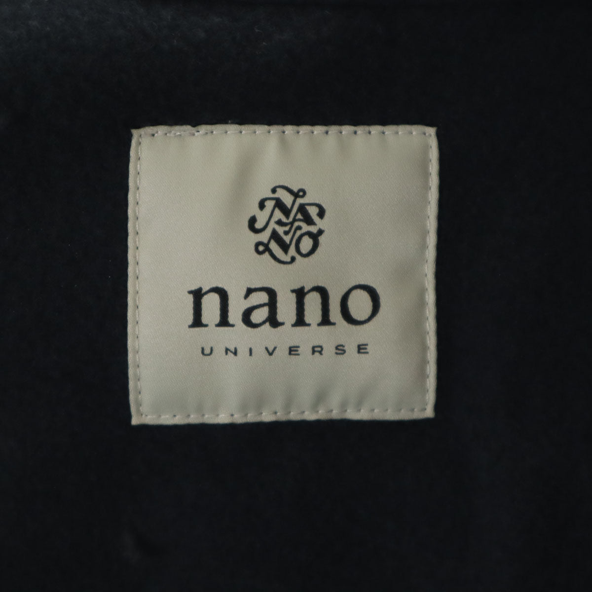 未使用 nano universe ナノユニバース テックメルトン ジャケット S ネイビー メンズ