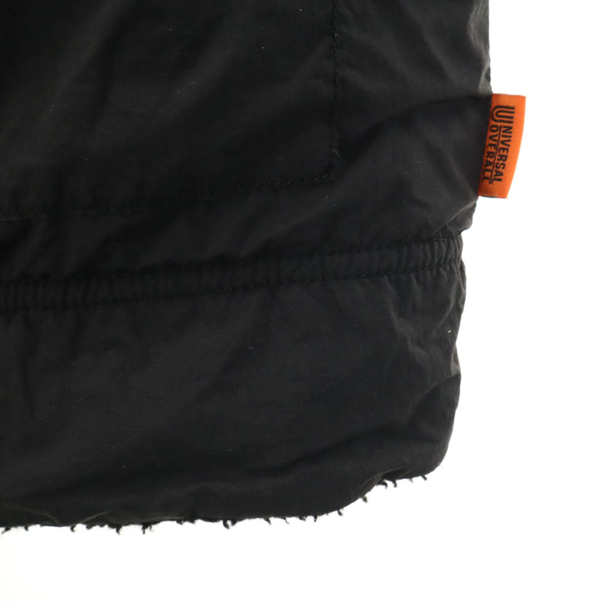 UNIVERSAL OVERALL ユニバーサルオーバーオール ボア ブルゾン F ブラック リバーシブル レディース