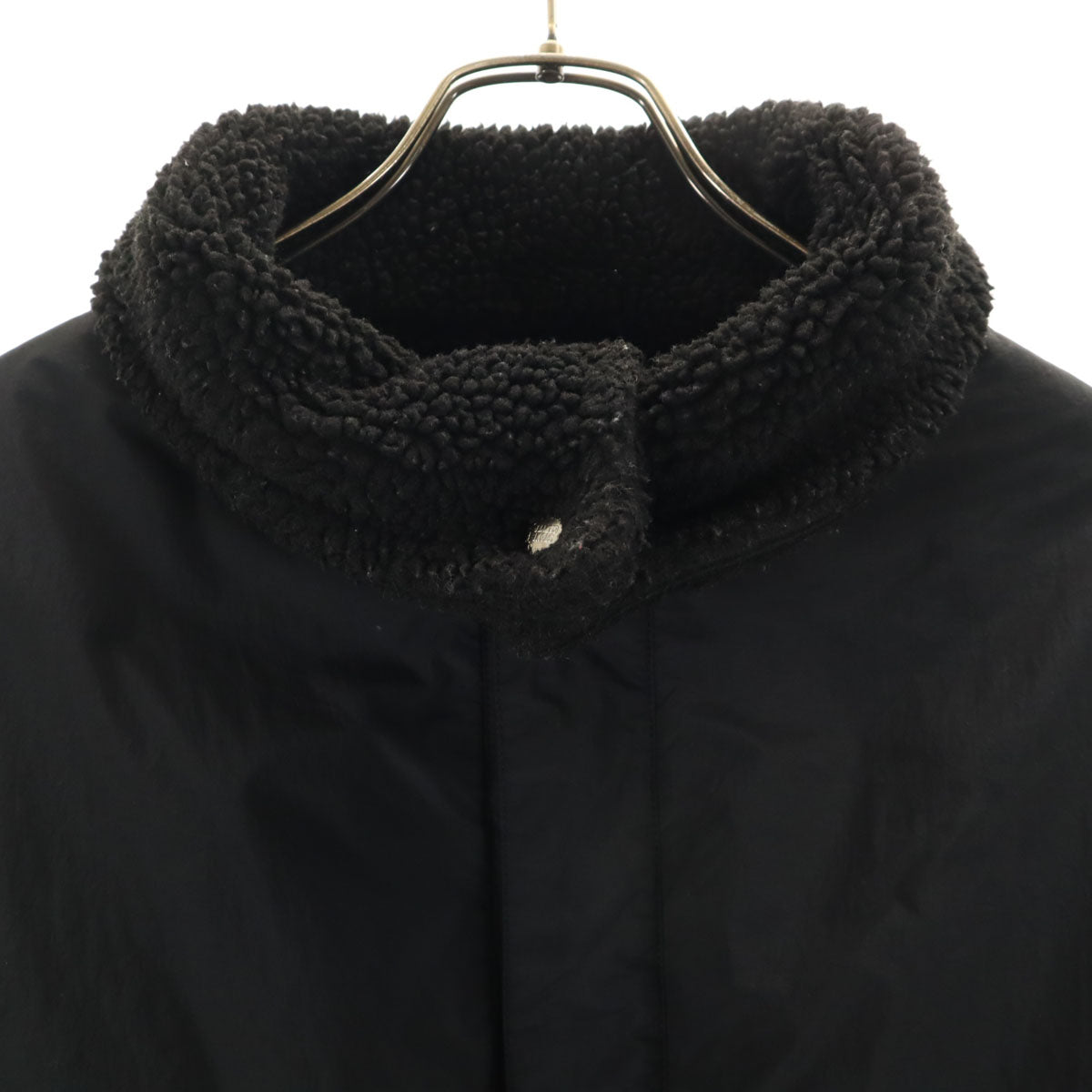 UNIVERSAL OVERALL ユニバーサルオーバーオール ボア ブルゾン F ブラック リバーシブル レディース