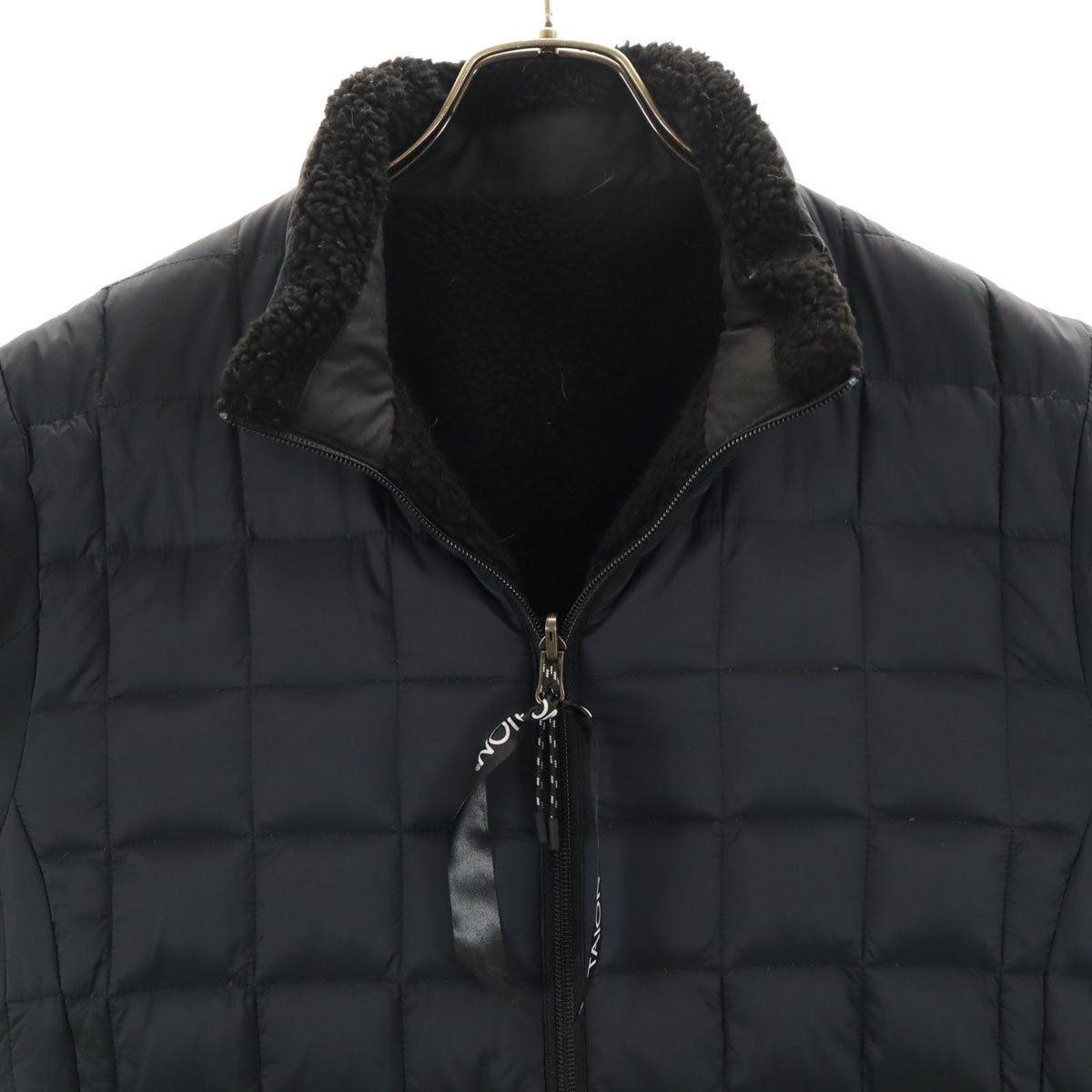 TAION タイオン リバーシブル ダウンジャケット L ブラック ボア メンズ