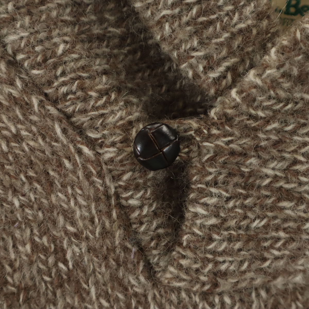 L.L.Bean エルエルビーン 80s ヴィンテージ 長袖 ショールカラー セーター ブラウン ニット アウトドア メンズ