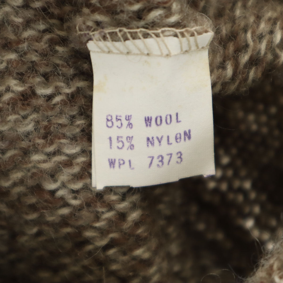 L.L.Bean エルエルビーン 80s ヴィンテージ 長袖 ショールカラー セーター ブラウン ニット アウトドア メンズ