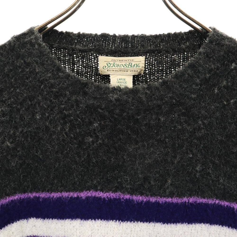 セントジョーンズベイ 90s オールド 長袖 セーター L チャコールグレー ニット レディース