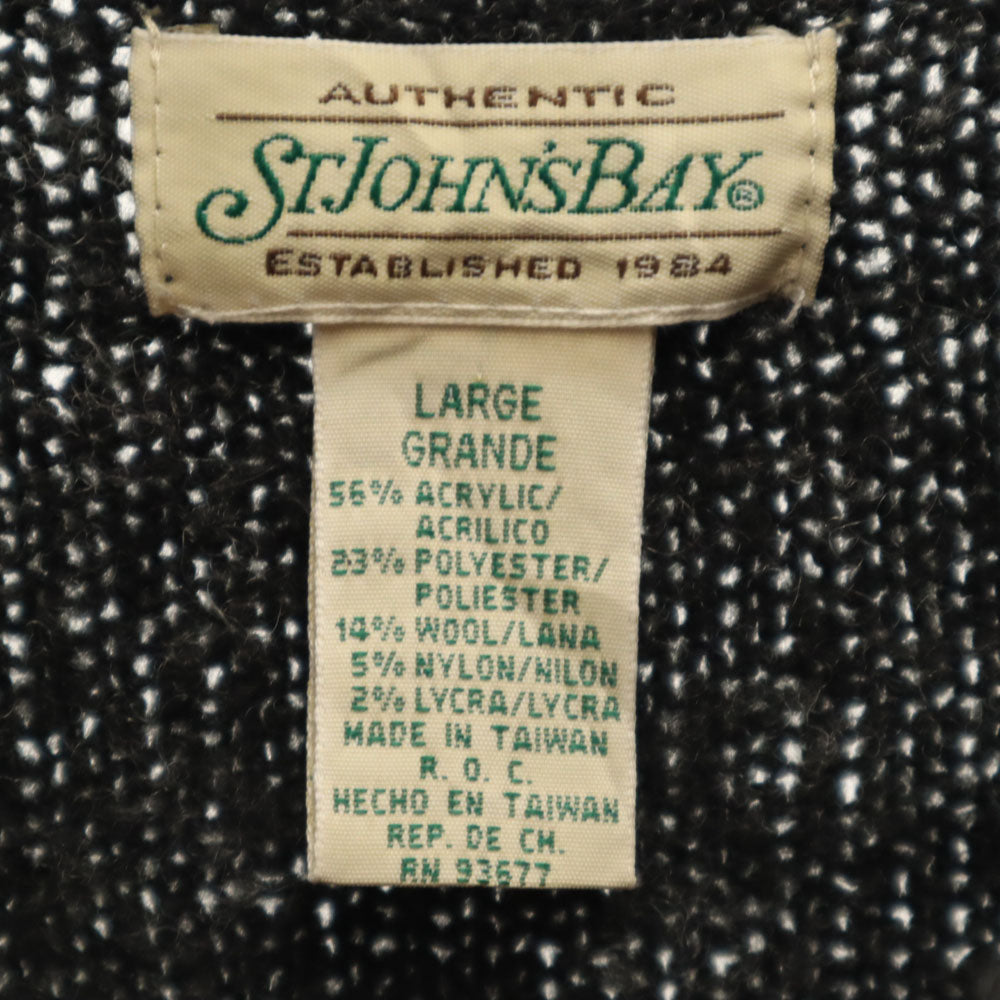 セントジョーンズベイ 90s オールド 長袖 セーター L チャコールグレー ニット レディース