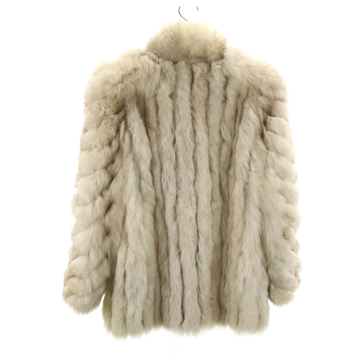 カナダ製 毛皮コート グレージュ系 レディース