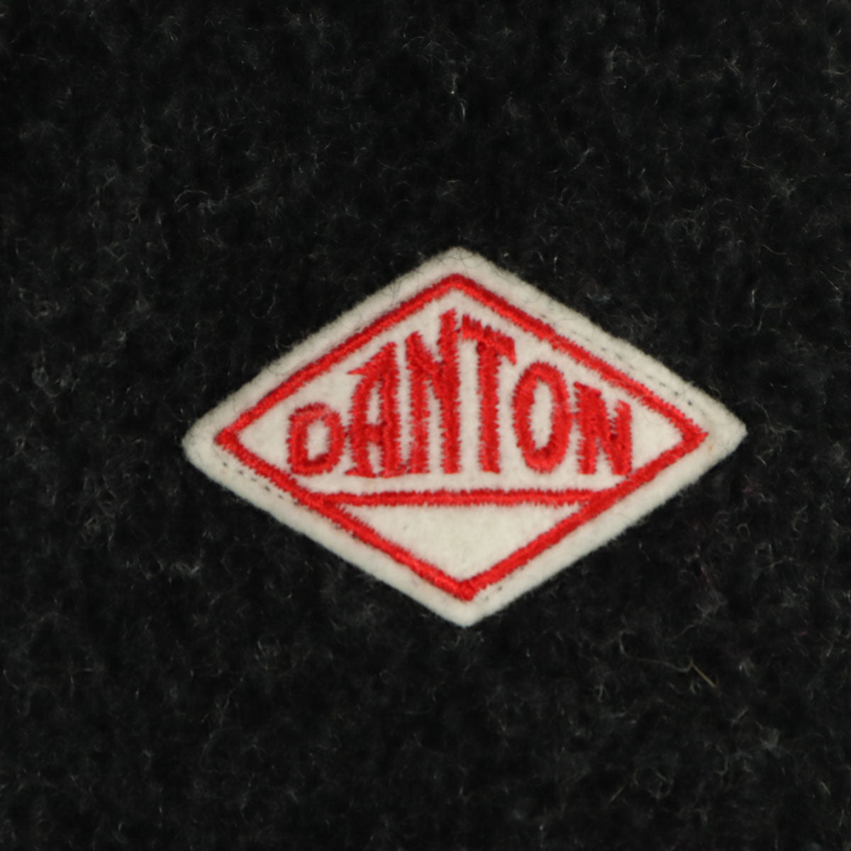 Danton ダントン 日本製 ウールモッサ コート 36 グレー 丸襟 くるみボタン レディース