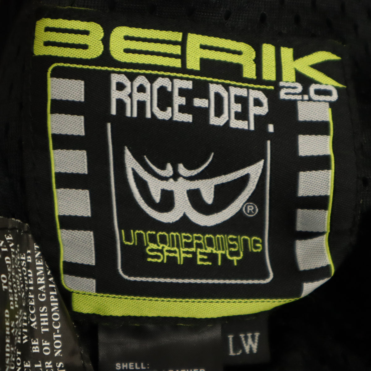 BERIK ベリック バイク ジャケット 上下 セットアップ 52 ブラック ライナー付き メンズ