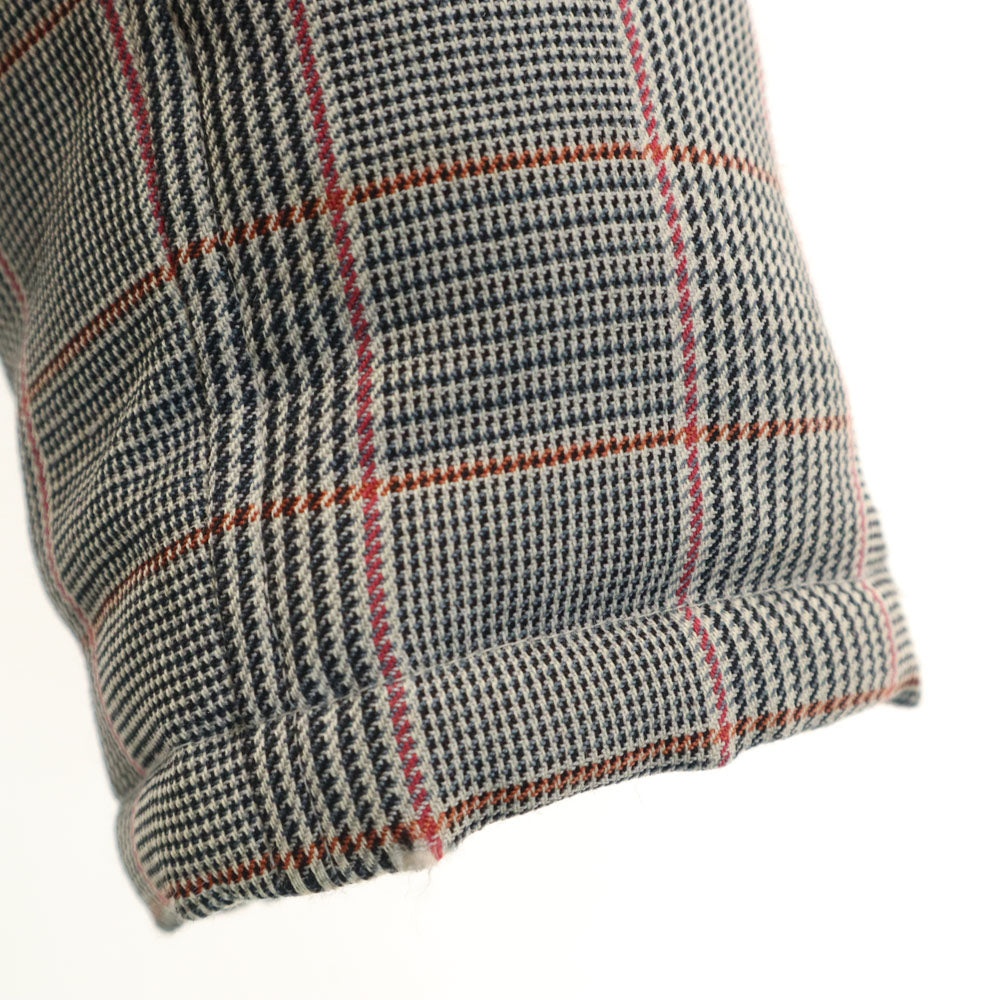 FRED PERRY フレッドペリー グレンチェック ダウンジャケット L グレー レディース