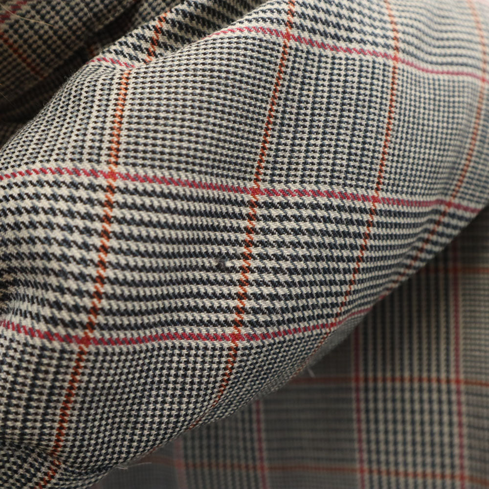 FRED PERRY フレッドペリー グレンチェック ダウンジャケット L グレー レディース