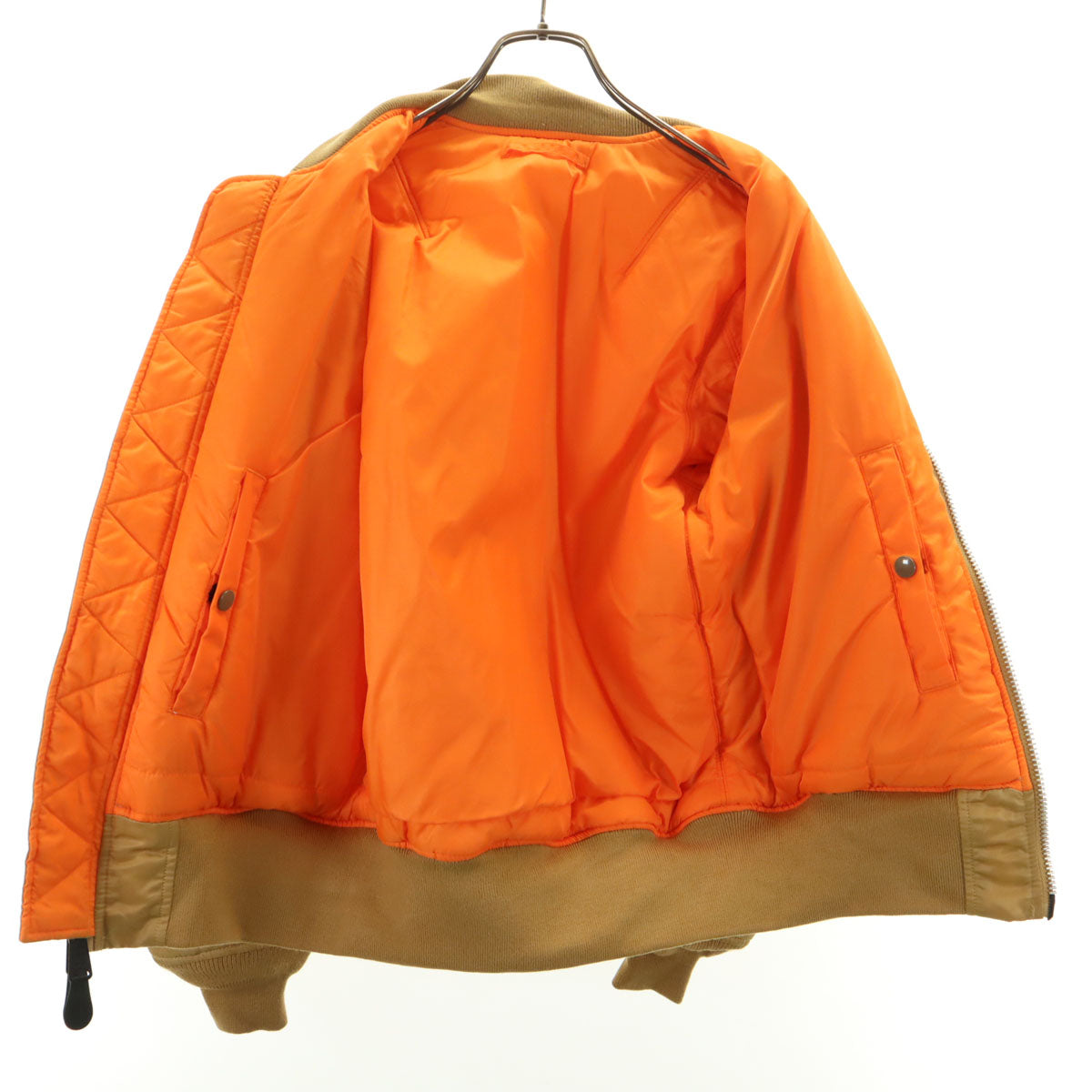 ALPHA INDUSTRIES INC アルファインダストリーズ MA-1 ブルゾン S ベージュ系 メンズ