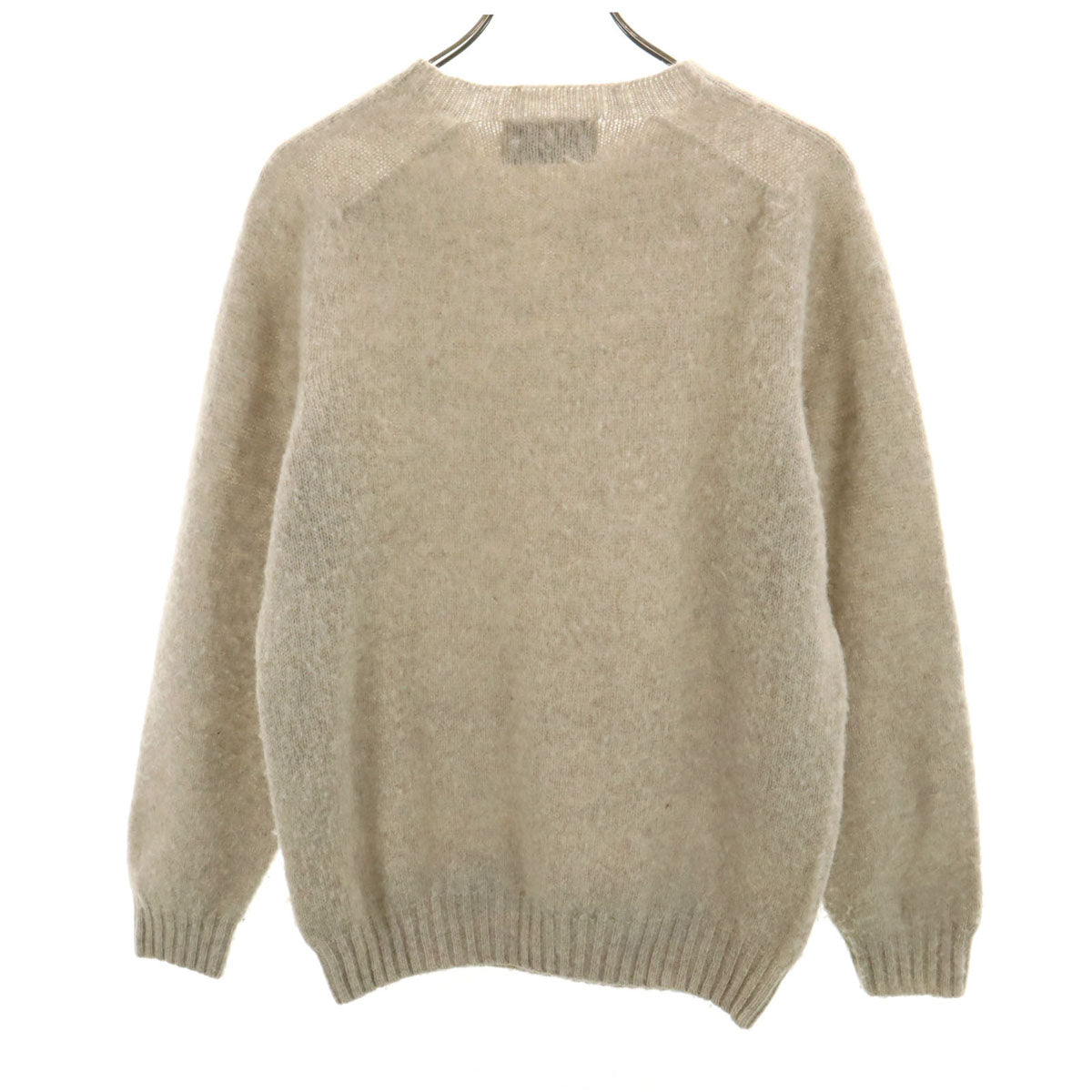 INVERALLAN インバーアラン スコットランド製 長袖 セーター 40 グレージュ ニット メンズ