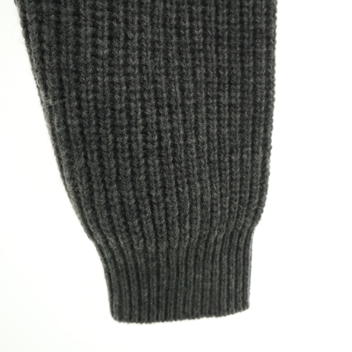 美品 BAFY バフィ イタリア製 BEAMS ビームス別注 長袖 ニット パーカー 46 チャコールグレー セーター メンズ