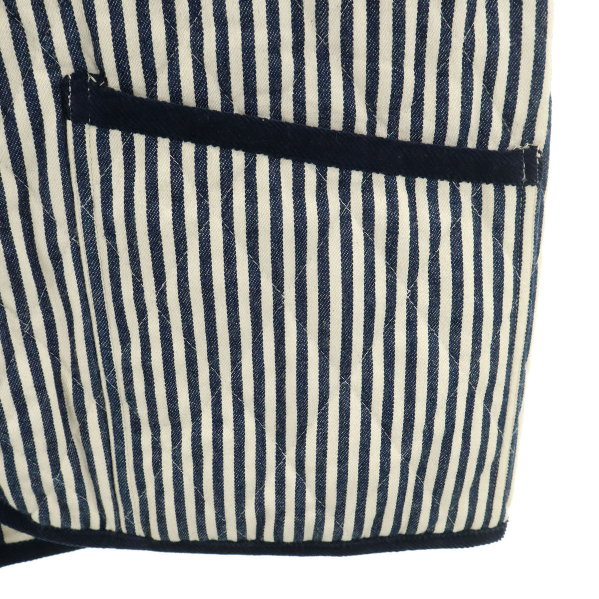 東洋エンタープライズ トーヨーエンタープライズ THE MARTIN Line ヒッコリーストライプ柄 カバーオール F ネイビー ML10155 メンズ