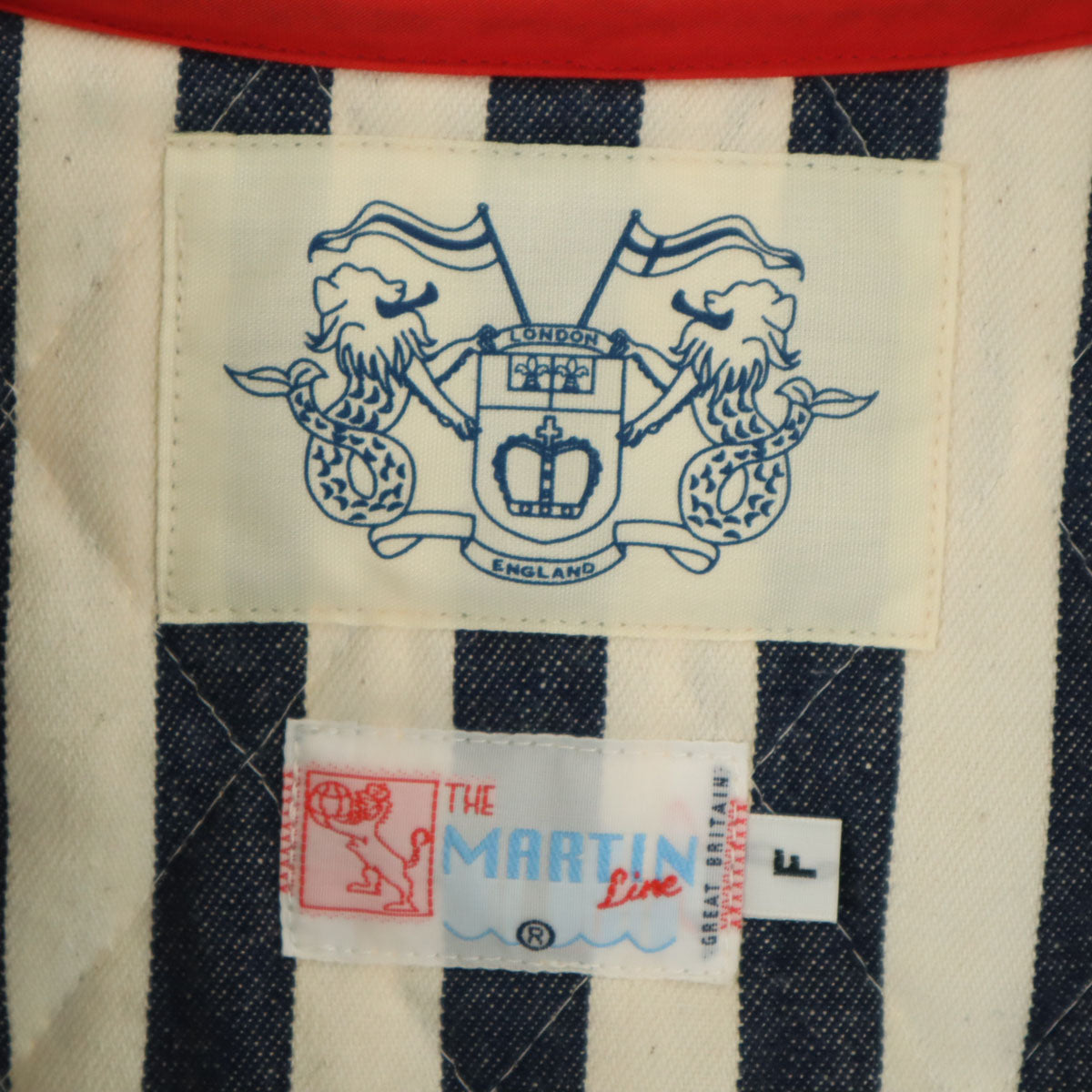 東洋エンタープライズ トーヨーエンタープライズ THE MARTIN Line ヒッコリーストライプ柄 カバーオール F ネイビー ML10155 メンズ