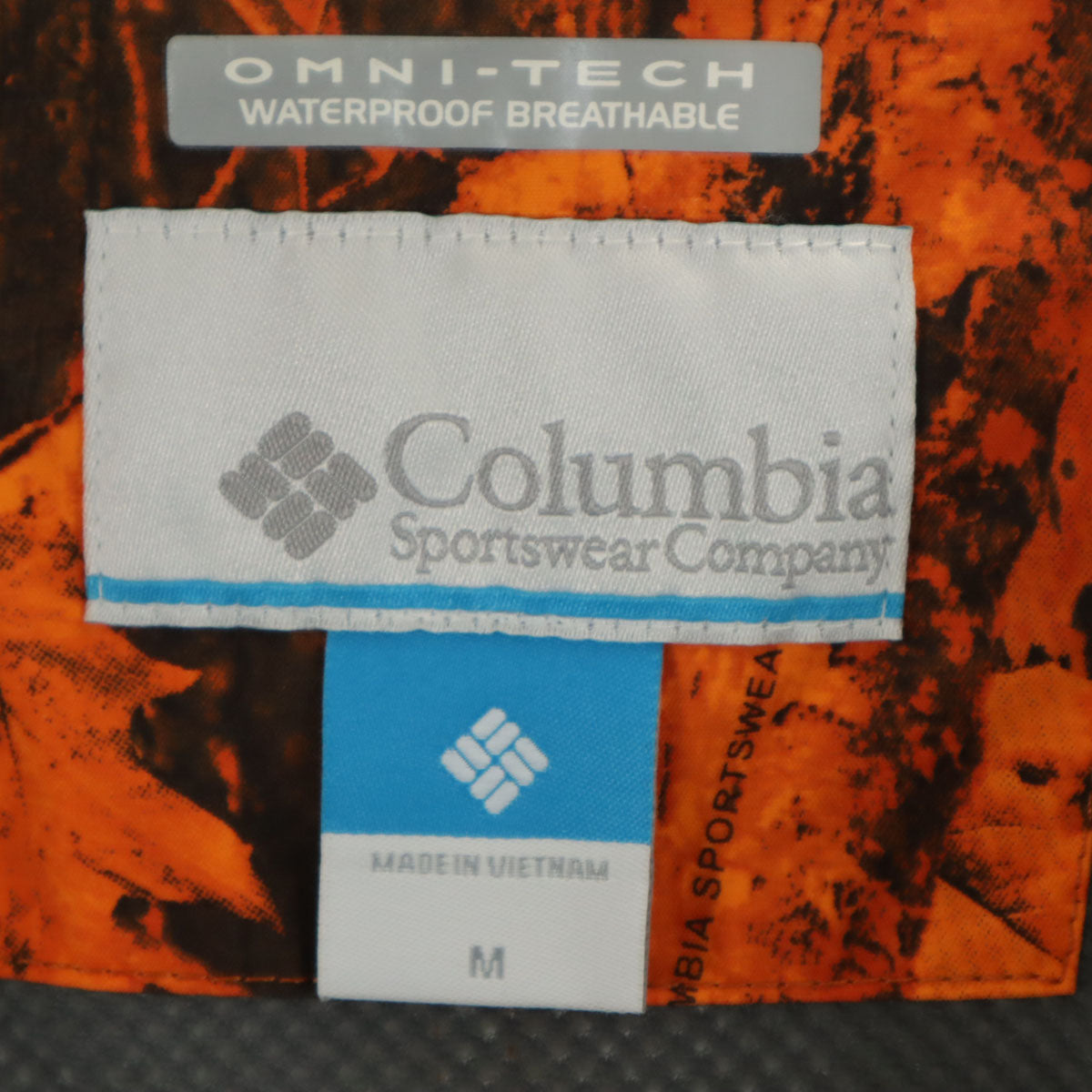 Columbia コロンビア スノーボード ナイロンジャケット M オレンジ アウトドア メンズ
