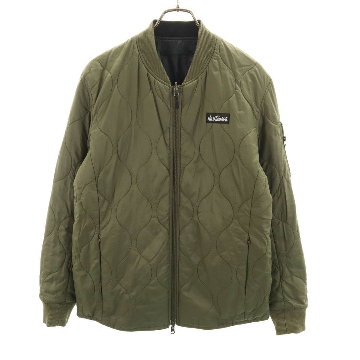 WILDTHINGS ワイルドシングス ブルゾン M ブラック系 リバーシブル 中綿 メンズ