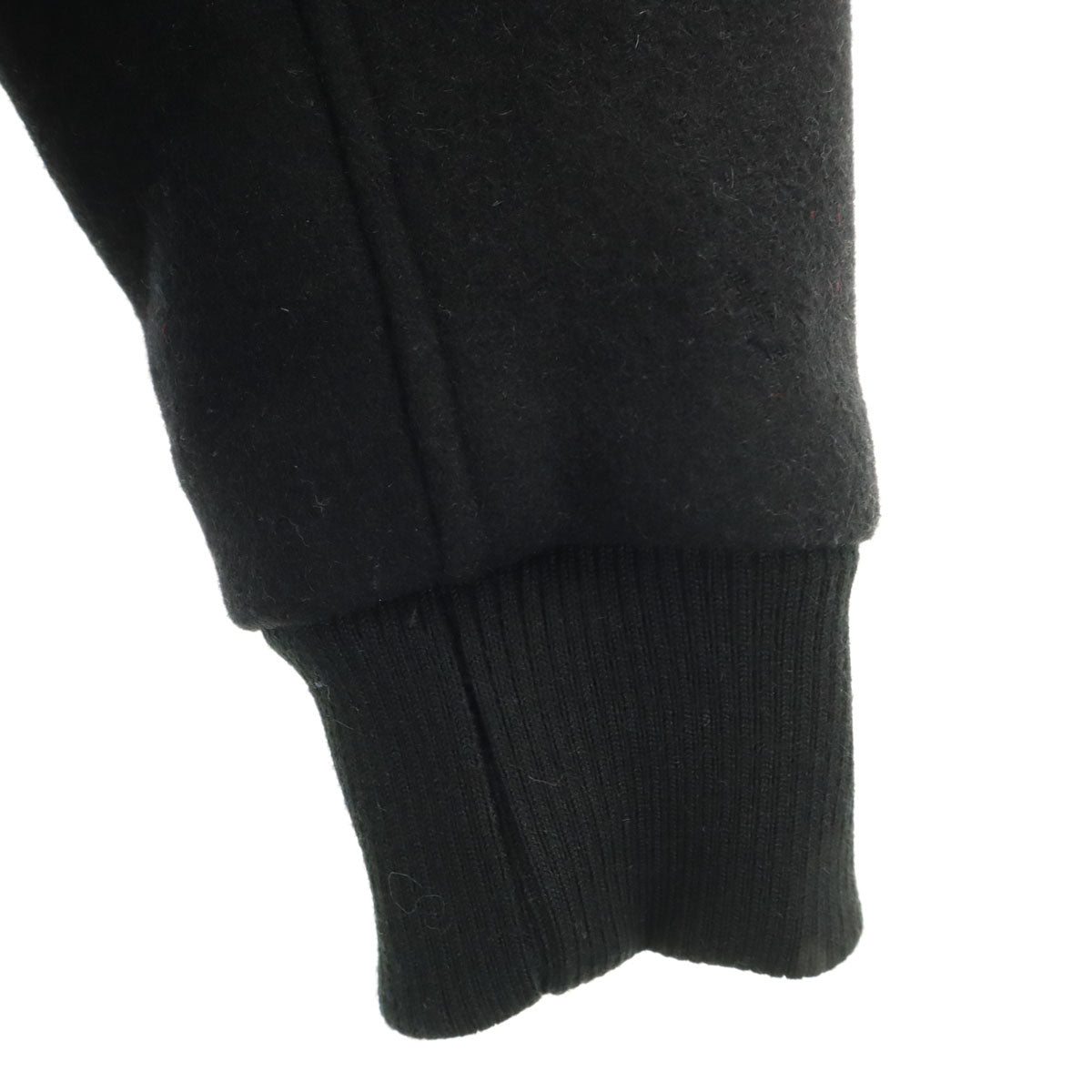 VANSON バンソン ウールブレンド チェック スタジャン M レッド TALONジップ メンズ