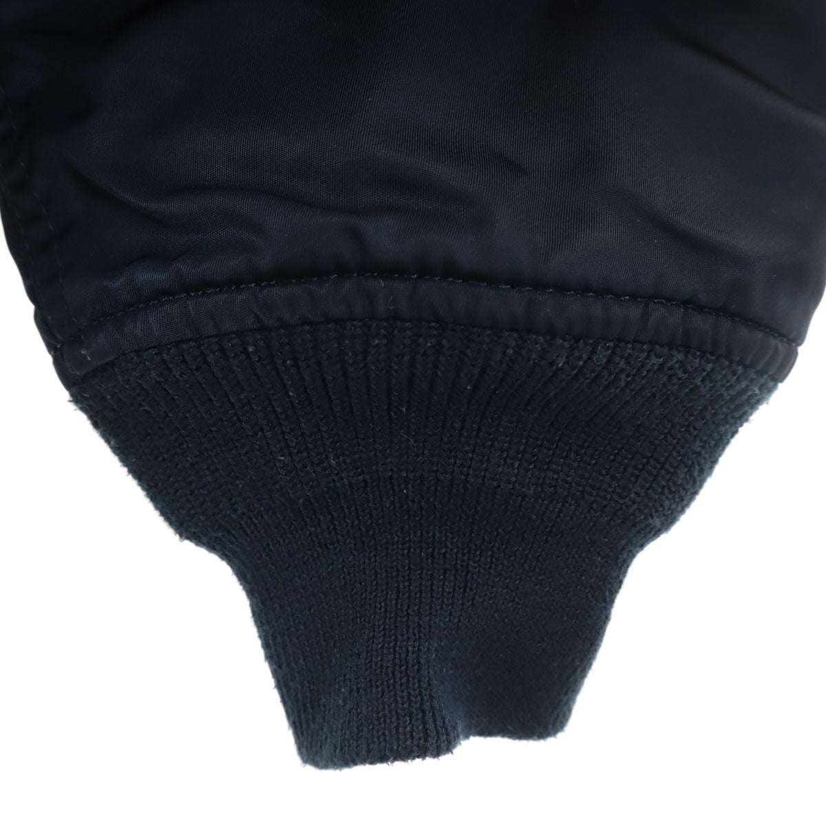 ALPHA アルファ APOLLO NASA ワッペン MA-1 フライトジャケット M ネイビー 中綿 メンズ