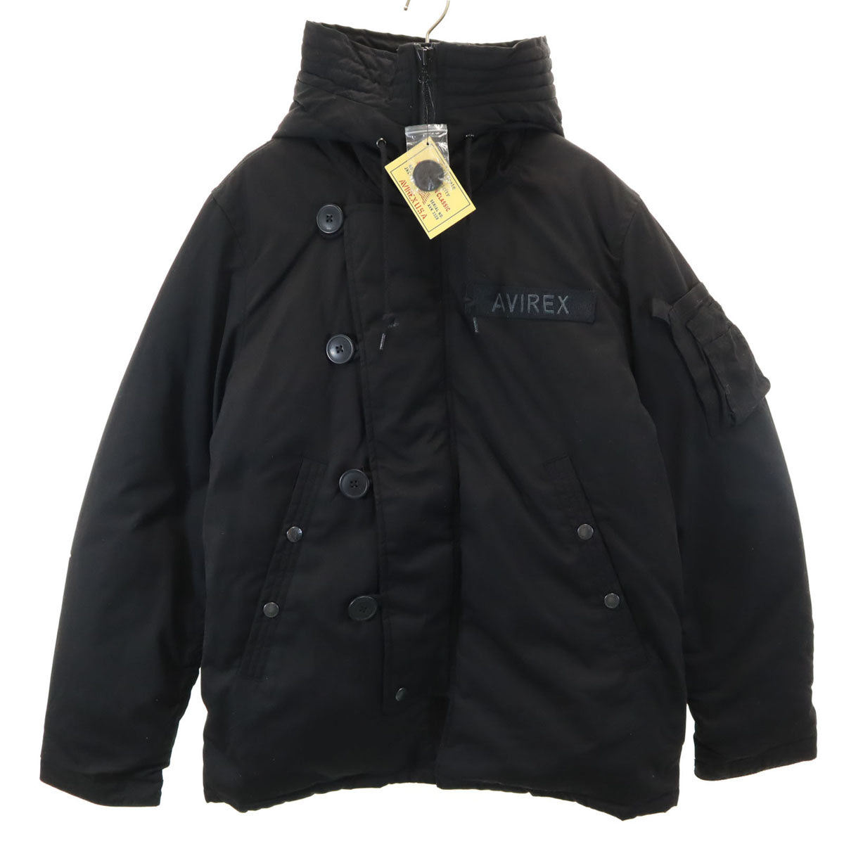 未使用 AVIREX アヴィレックス N-2B フライトジャケット M ブラック 中綿 メンズ