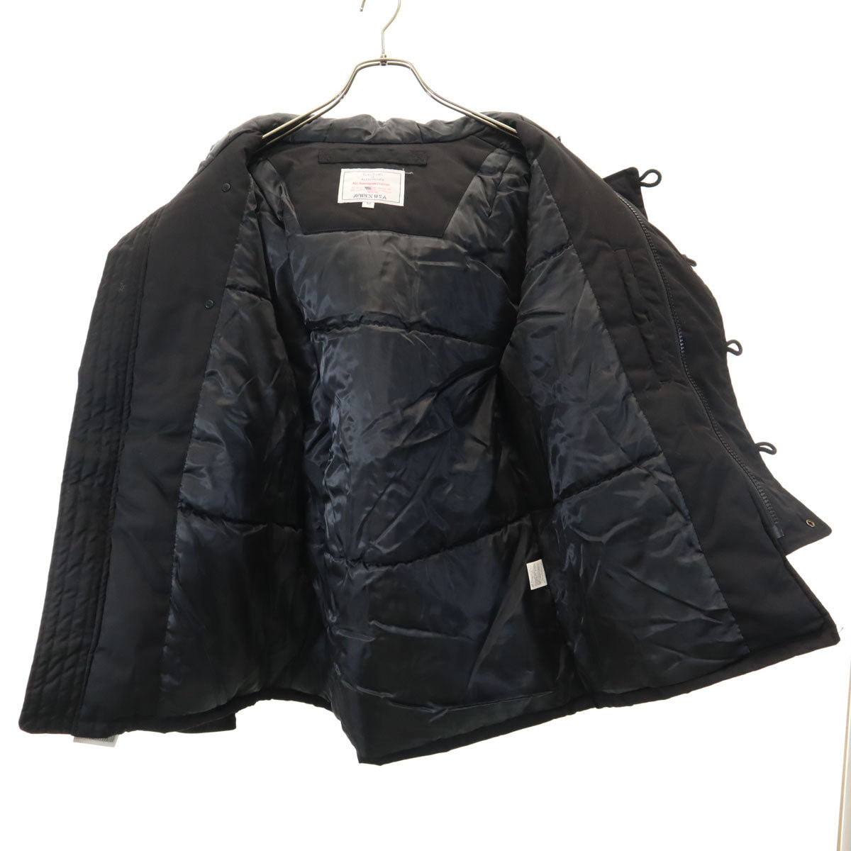 未使用 AVIREX アヴィレックス N-2B フライトジャケット M ブラック 中綿 メンズ