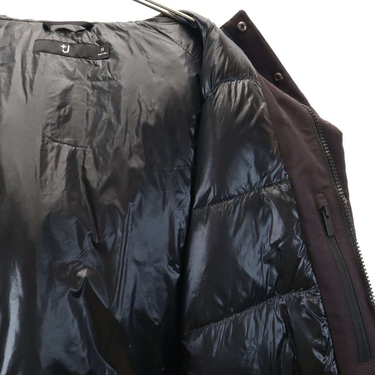 UNIQLO +J ユニクロ プラスジェイ ハイブリッド ダウンジャケット M ブラウン系 ジルサンダー メンズ