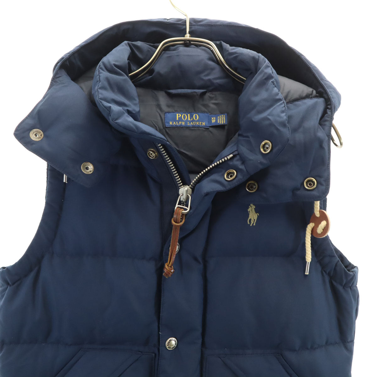 POLO RALPH LAUREN ポロラルフローレン ダウンベスト XS ネイビー レディース