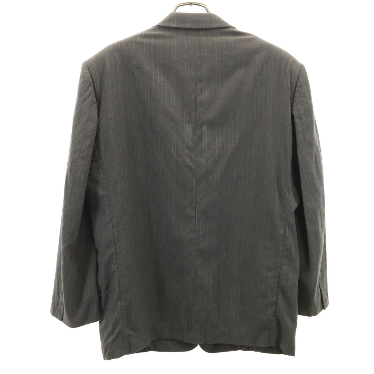 COMME des GARCONS HOMME コムデギャルソンオム 80s 1989年 日本製 オールド ストライプ柄 テーラードジャケット S グレー メンズ