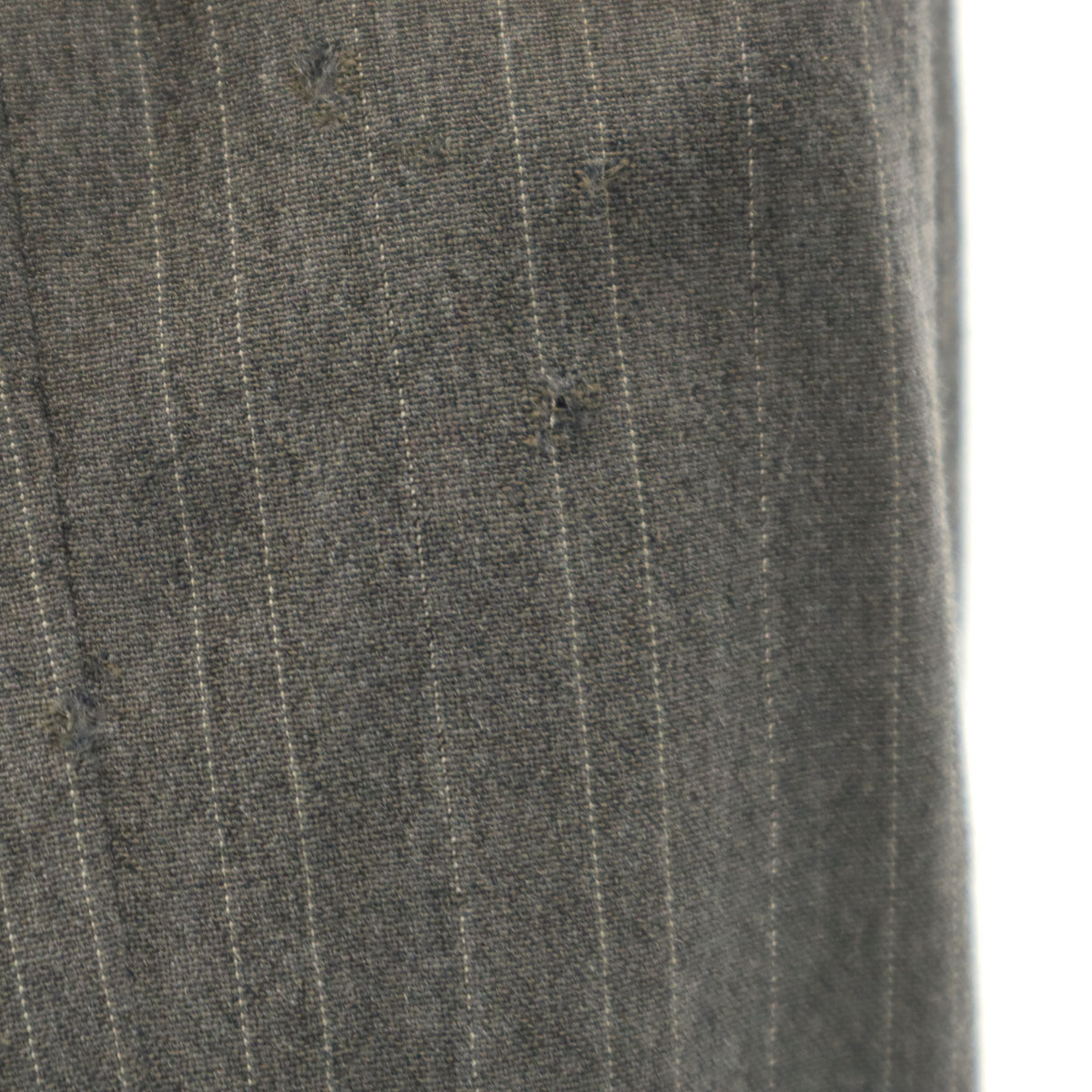 COMME des GARCONS HOMME コムデギャルソンオム 80s 1989年 日本製 オールド ストライプ柄 テーラードジャケット S グレー メンズ