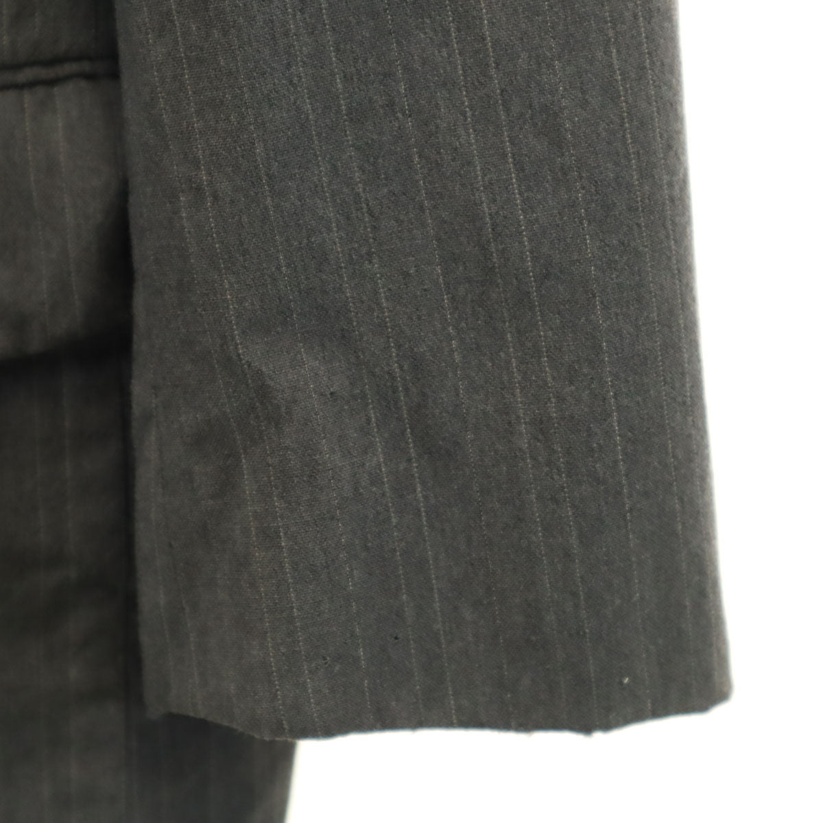 COMME des GARCONS HOMME コムデギャルソンオム 80s 1989年 日本製 オールド ストライプ柄 テーラードジャケット S グレー メンズ