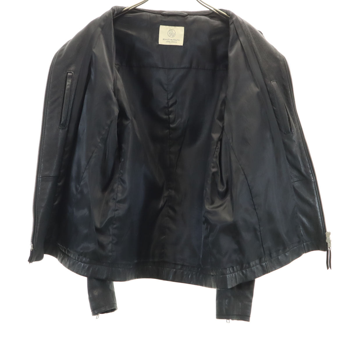 BEAUTY&YOUTH UNITED ARROWS ビューティーアンドユース ユナイテッドアローズ ライダースジャケット M ブラック メンズ