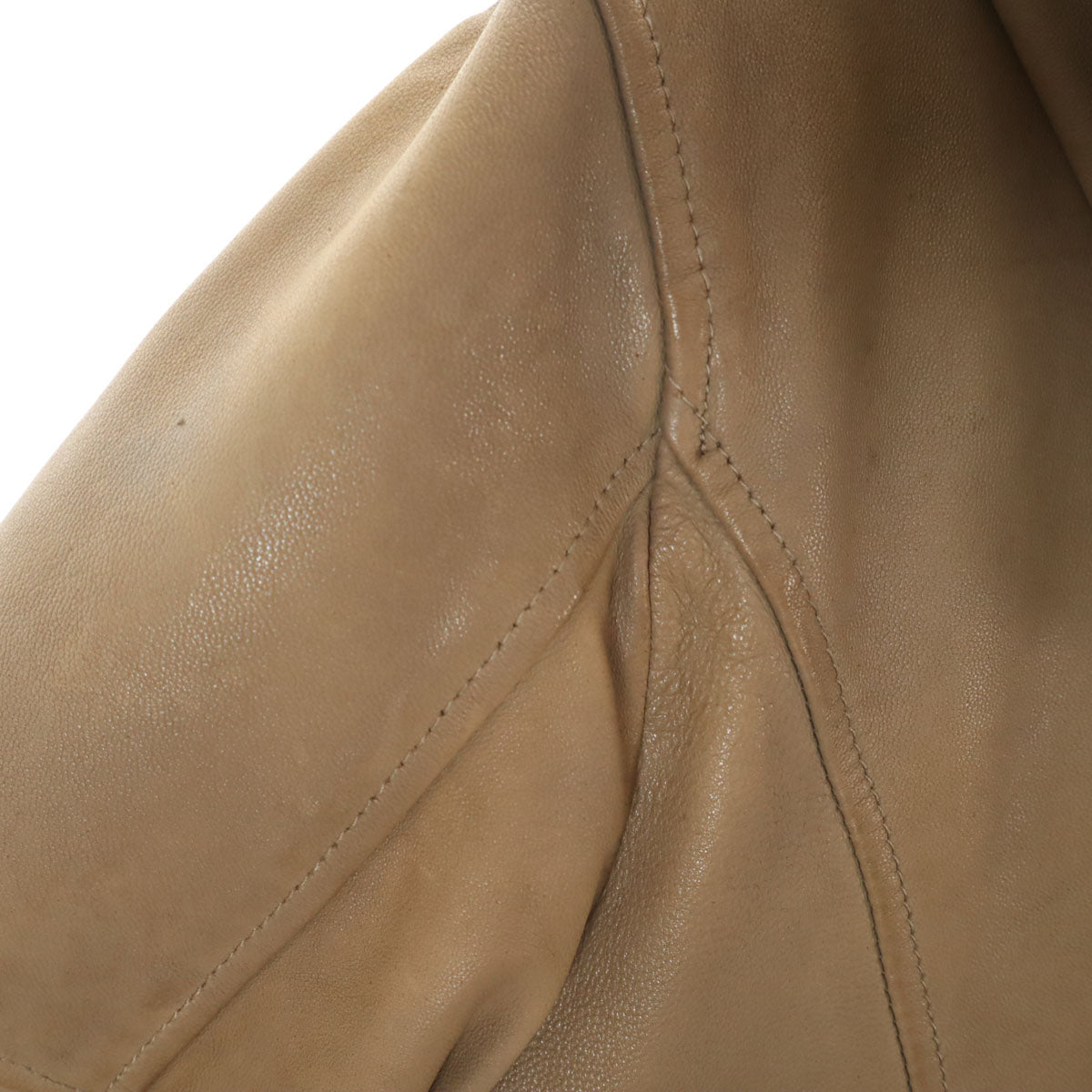 AVIREX Belle アヴィレックス ベル シープスキン レザーコート M ベージュ レディース