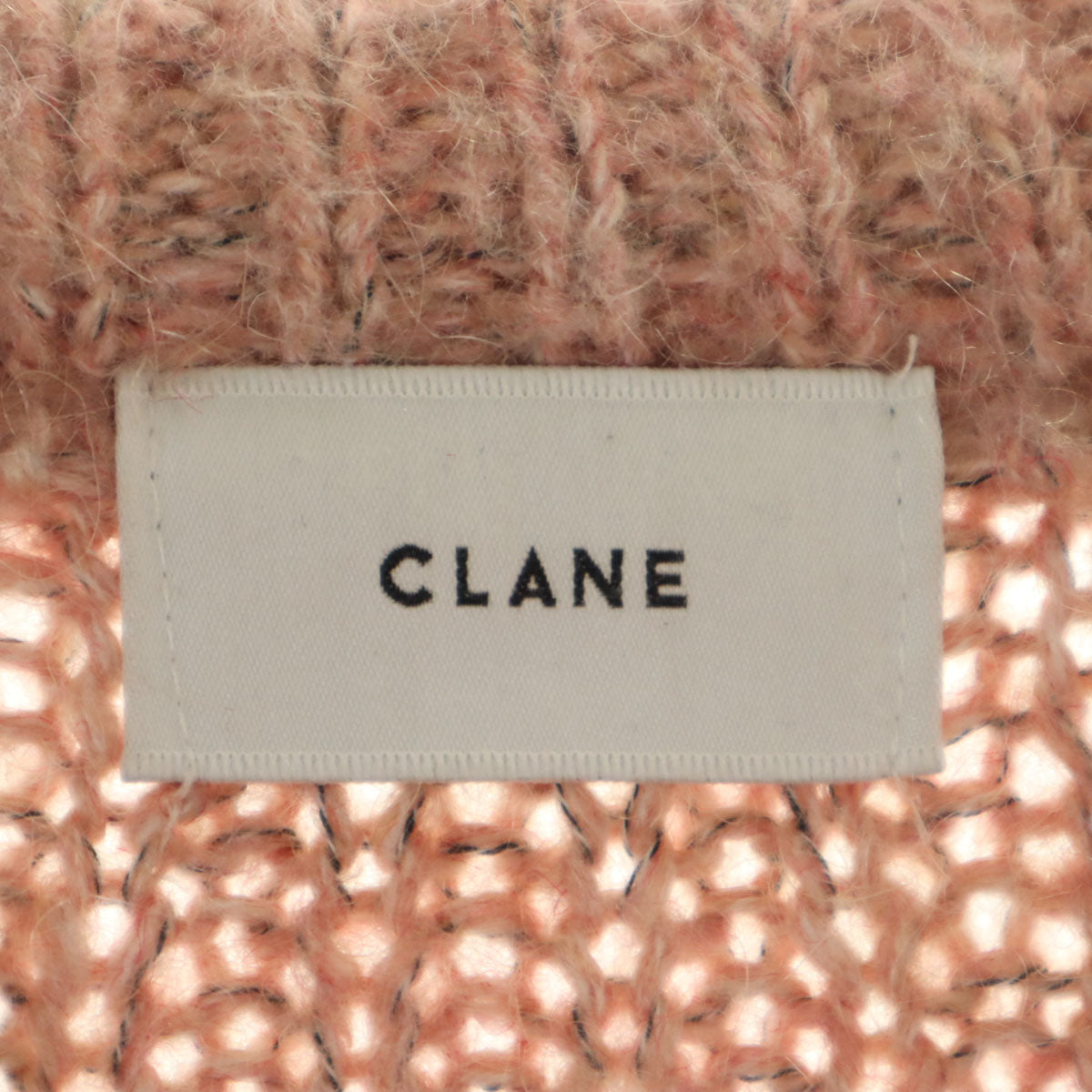 CLANE クラネ モヘヤブレンド 長袖 ニットカーディガン 1 ピンク レディース