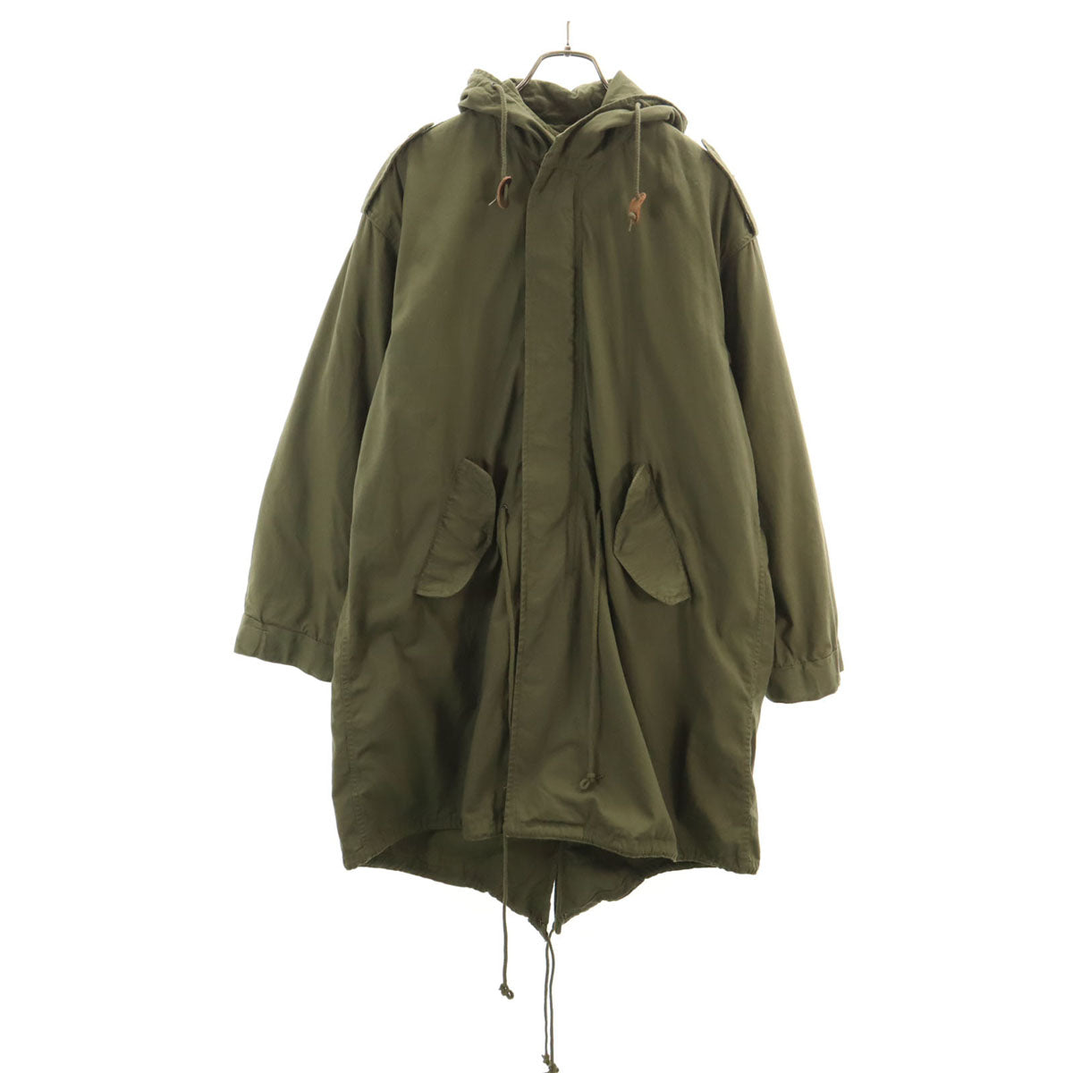 HOUSTON ヒューストン M-51 ライナー付き モッズコート XXS カーキ メンズ