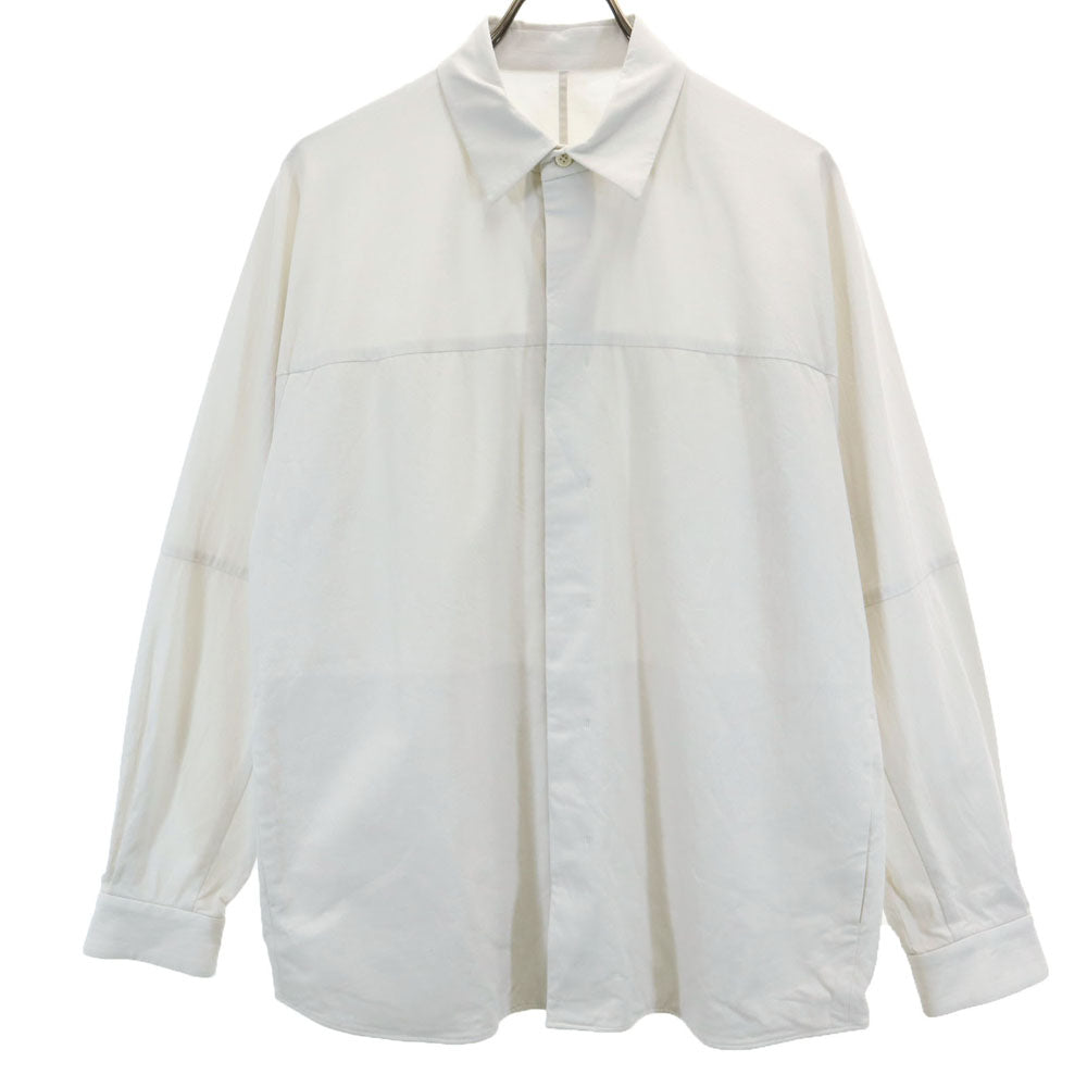 ヤマウチ 日本製 長袖 シャツ 3 白 メンズ