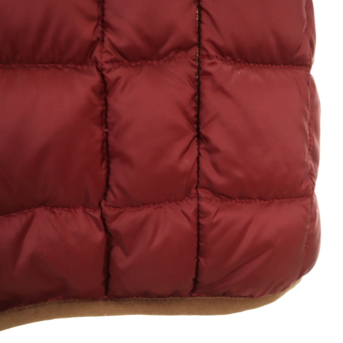 MANASTASH マナスタッシュ TAION タイオン コラボ リバーシブル ダウンジャケット L ワインレッド メンズ