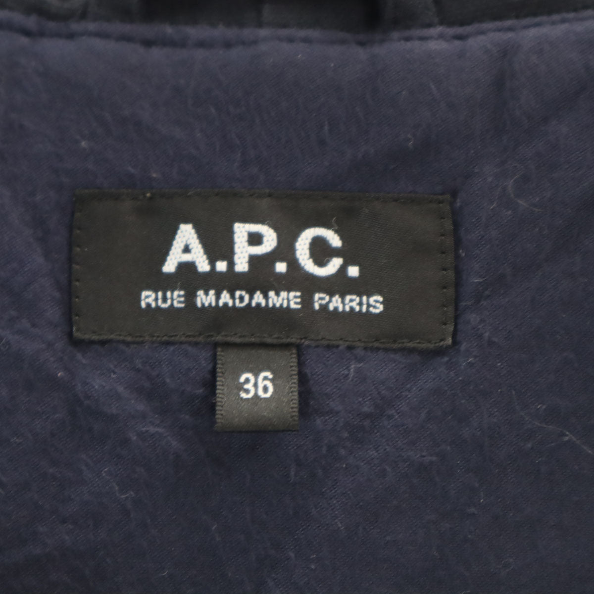 A.P.C. アーペーセー コート 36 ネイビー レディース