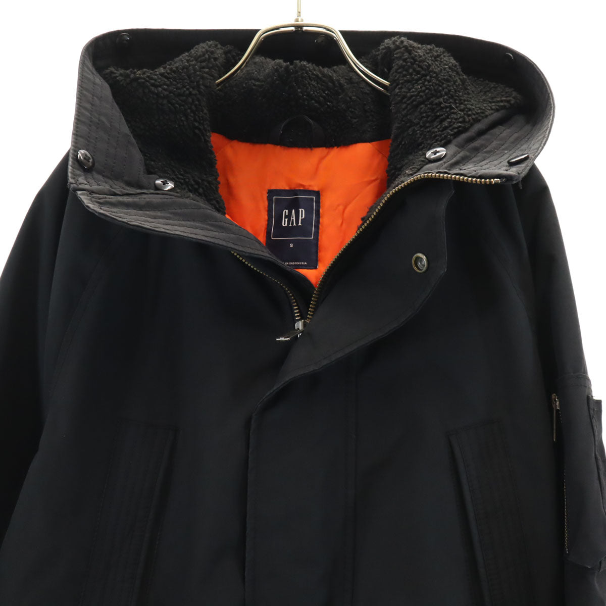 GAP ギャップ プリマロフト 中綿ジャケット S ブラック メンズ